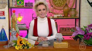 Ana Maria Braga voltou a apresentar o 'Mais Você' após se recuperar da covid-19. - TV Globo