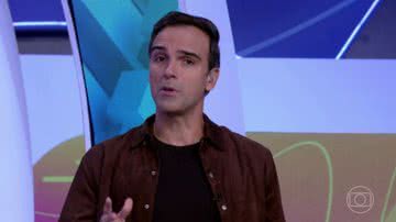 Tadeu Schmidt faz discurso em libras no 'BBB22' - Reprodução/TV Globo