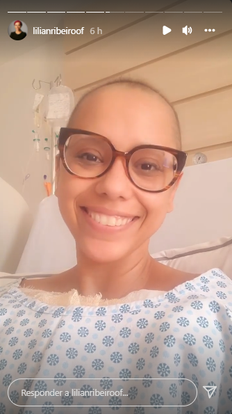 Lilian Ribeiro no hospital