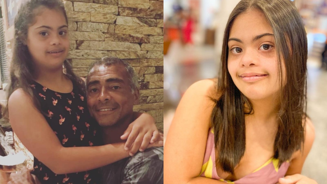 Filha de Romário anuncia namoro com jovem que também tem Síndrome de Down