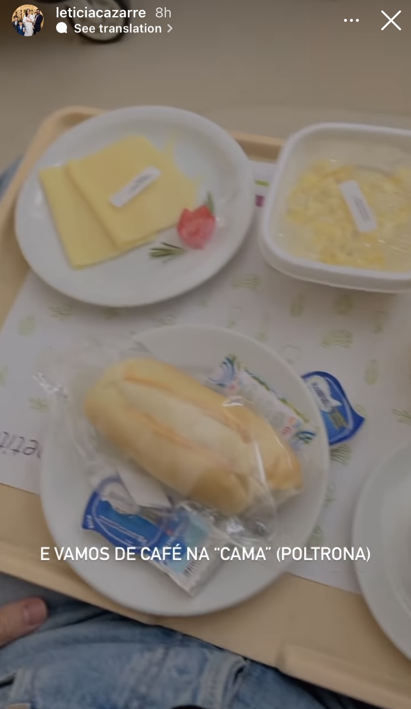 Café da manhã de Letícia Cazarré