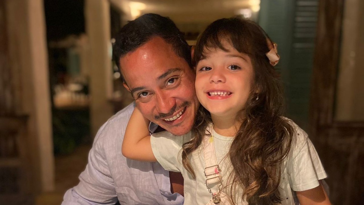 Dr. Daniel Oliveira e a filha Alice Campos de Oliveira