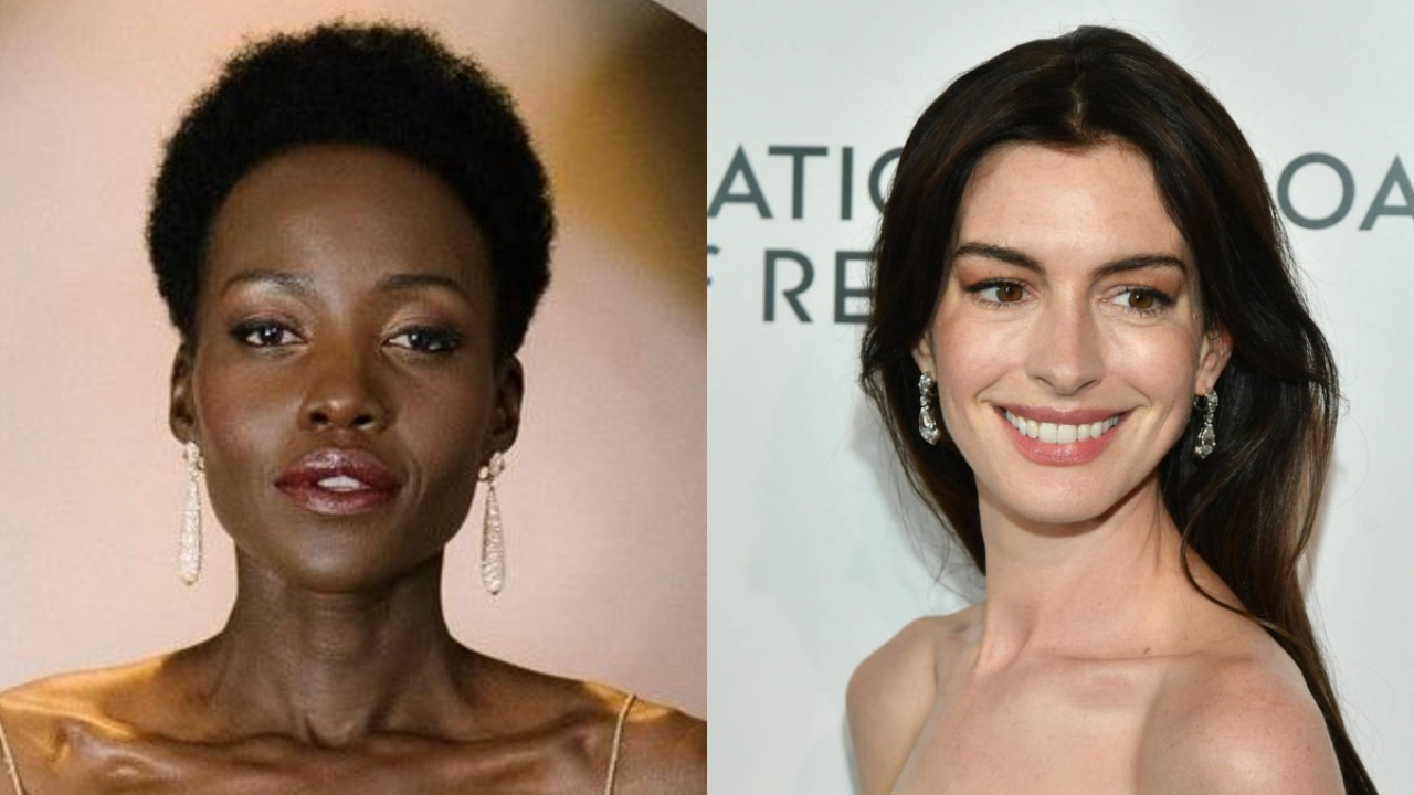 Lupita Nyong'o e Anne Hathaway tem peles consideradas de inverno