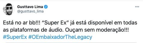 Gusttavo Lima lança novo single, chamado 'Super Ex'