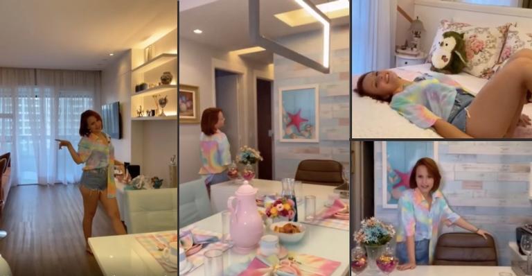 Larissa Manoela encanta internautas com vídeo de seu apartamento, no Rio de Janeiro