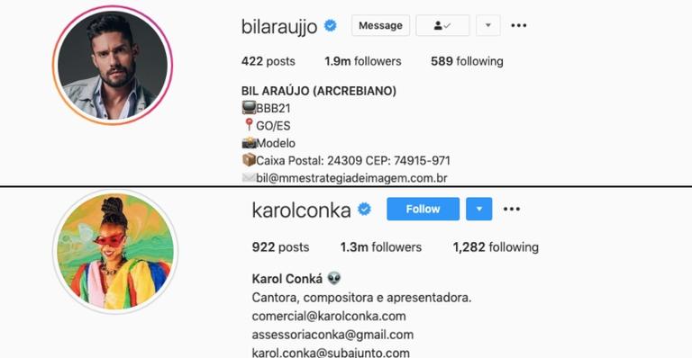 Arcrebiano Araújo ultrapassa número de seguidores de Karol Conká