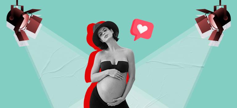 No início, eu até evitava, mas acho natural: as pessoas que acompanharam minha gravidez querem acompanhar o crescimento dele, né?”, diz Sthefany Brito